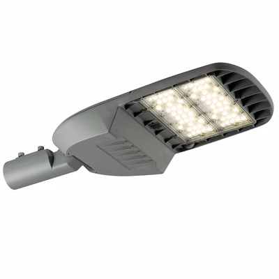 Immagine di Faro stradale LED con crepuscolare INTEC STREETWAY 100W 4000K 50000H IP65 15500 lumen luce naturale