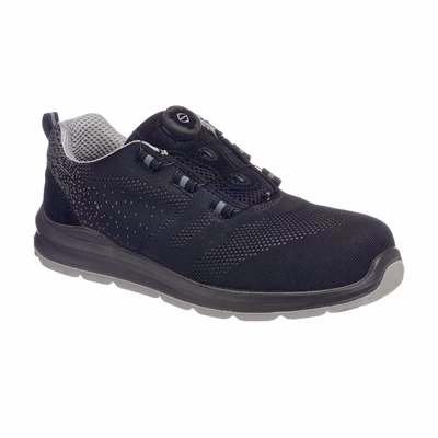 Immagine di Calzatura bassa PORTWEST KNIT S1P nero/grigio taglia 37
