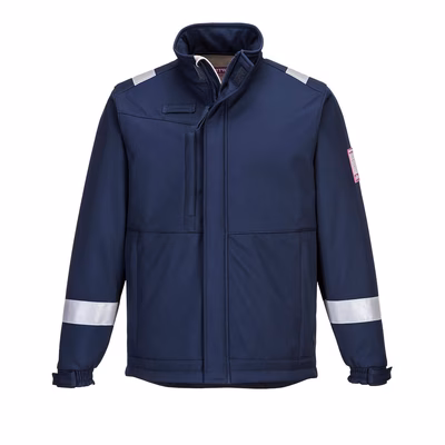 Immagine di Giacca softshell modaflame PORTWEST MV73 colore blu navy taglia M