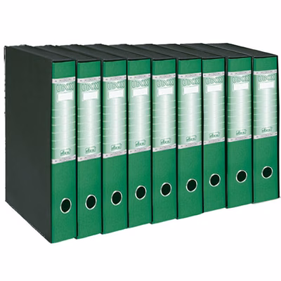 Immagine di Raccoglitore ELICA U-BOX dorso cm 5 protocollo colore verde