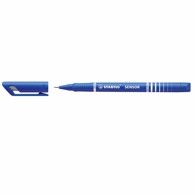 Immagine di Pennarello Fineliner STABILO® SENSOR® punta ultrafine mm 0,3 colore blu