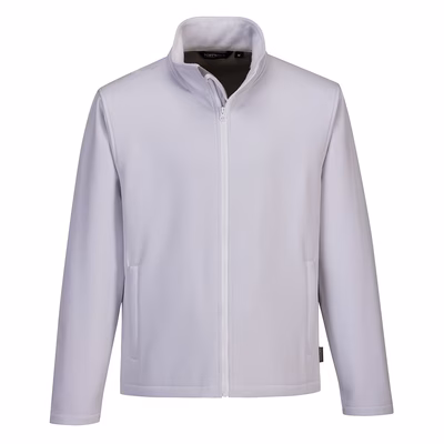 Immagine di Softshell print & promo da uomo (2l) PORTWEST TK20 colore bianco taglia XXXL