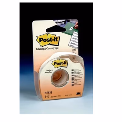 Immagine di Nastro adesivo rimovibile 3M 658 mm 25,4x17,7 m colore bianco