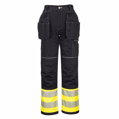 Immagine di Pantaloni pw3 hi-vis holster classe 1 colore giallo/nero taglia 36