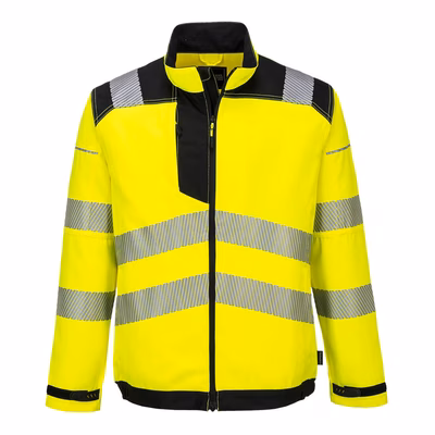 Immagine di Pw3 giacca da lavoro hi-vis PORTWEST T500 colore Yellow/Black taglia XXL