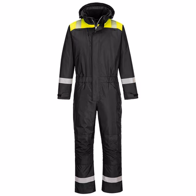 Immagine di Tuta invernale pw3 PORTWEST PW353 colore nero/giallo taglia XXL