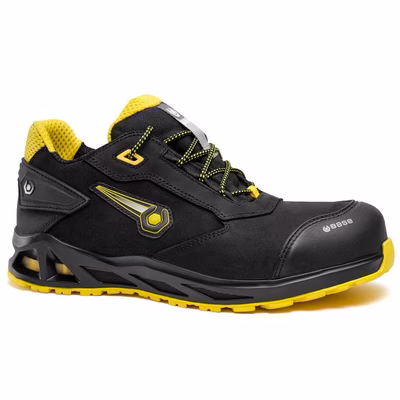 Immagine di Calzatura bassa BASE K-BOOGIE S3L HRO FO SR nero/giallo taglia 41
