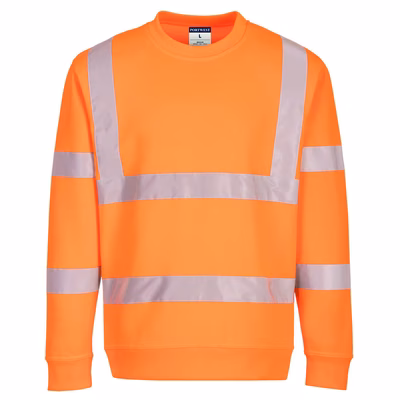 Immagine di Felpa eco hi-vis PORTWEST EC13 colore arancione taglia XXXXL