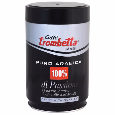 Immagine di Caffè TROMBETTA 100% Arabica per moka lattina da 250 grammi