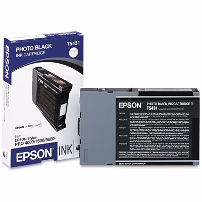 Immagine di Inkjet EPSON C13T543100 nero foto 110 ml