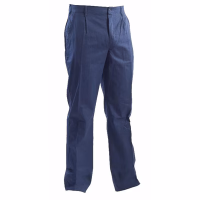 Immagine di Pantalone P&P LOYAL LINEA STANDARD 100% cotone massaua sanforizzato 260 gr/m² colore blu taglia 42