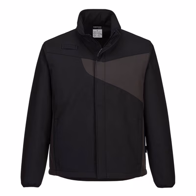 Immagine di Softshell pw2 (2l) PORTWEST PW271 colore Black/Zoom Grey taglia M