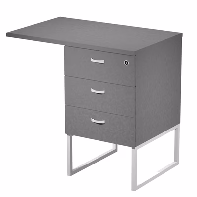 Immagine di Cassettiera ARTEXPORT BLADE con top telaio bianco scocca antracite