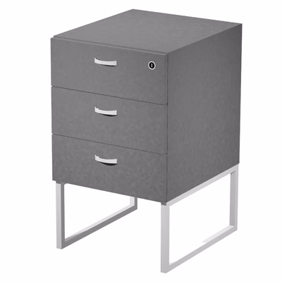 Immagine di Cassettiera ARTEXPORT BLADE telaio bianco scocca antracite