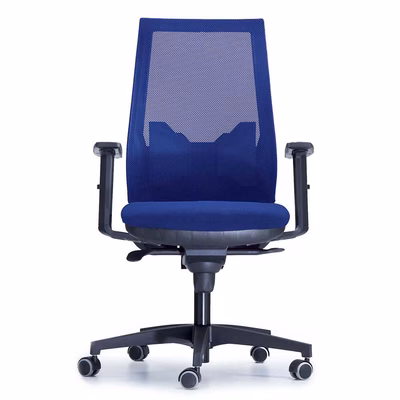 Immagine di Sedia operativa TENDENCE 400 schienale in rete colore blu