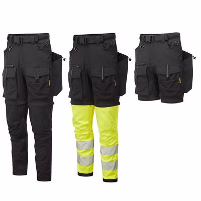 Immagine di Pantaloni modulari 3 in 1 PORTWEST BX321 colore nero/giallo taglia 44