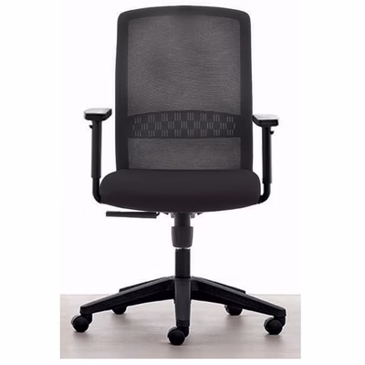 Immagine di Sedia operativa TEKNA senza poggiatesta nera