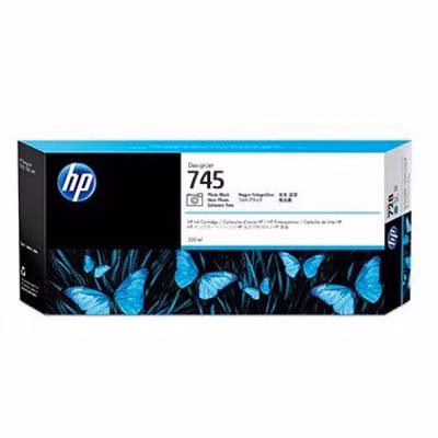 Immagine di Inkjet HP 745 F9K04A nero fotografico 300 ml