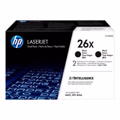 Immagine di Toner Laser HP 26X CF226XD nero 9000 copie - 2pz