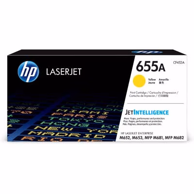Immagine di Toner Laser HP 655A CF452A giallo 10500 copie