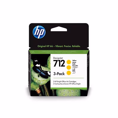 Immagine di Multipack Inkjet hp 712 3ed79a giallo 29ml - 3pz