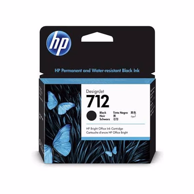 Immagine di Inkjet HP 712 3ED71A nero 80 ml