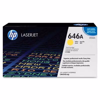 Immagine di Toner Laser hp 646a cf032a giallo 12500 copie