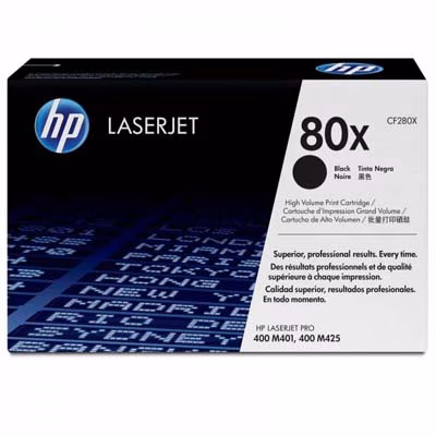 Immagine di Toner Laser HP 80X CF280X nero 6900 copie