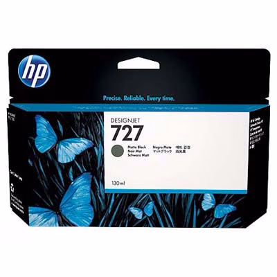 Immagine di Inkjet HP 727 B3P22A nero opaco 130 ml