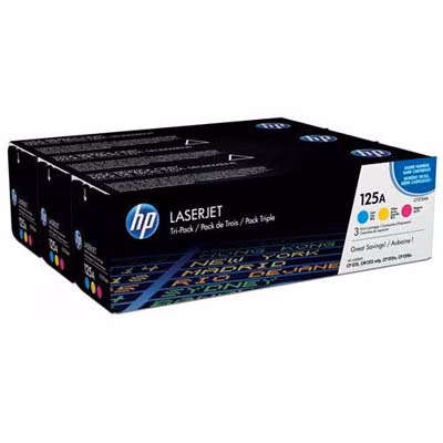 Immagine di Kit 3 Toner Laser HP 125A CF373AM 1400 copie