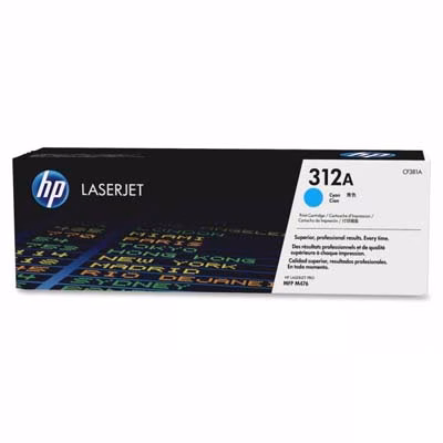 Immagine di Toner Laser HP 312A CF381A ciano 2700 copie