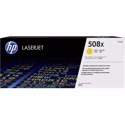 Immagine di Toner Laser HP 508X CF362X giallo 9500 copie