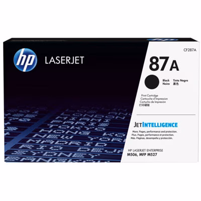 Immagine di Toner Laser HP 87A CF287A nero 9000 copie