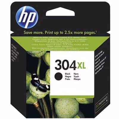 Immagine di Inkjet HP 304XL N9K08AE nero 300 copie