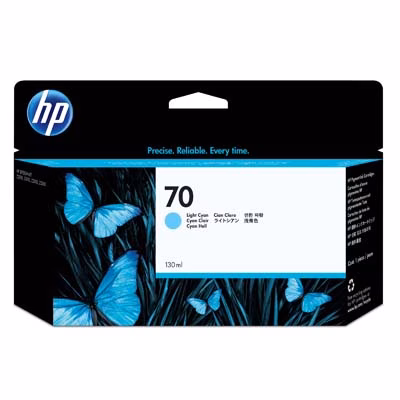 Immagine di Inkjet HP 70 C9390A ciano chiaro 7500 copie