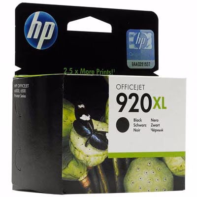 Immagine di Inkjet HP 920XL CD975AE nero 1200 copie