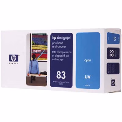 Immagine di Inkjet HP 83 C4961A CIANO 1000 CP-TESTINA+D.PUL.
