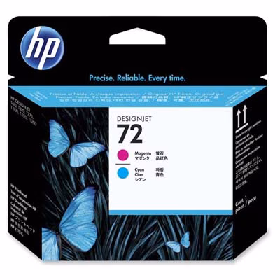 Immagine di Inkjet HP 72 C9383A mg+ci 69 copie-testina