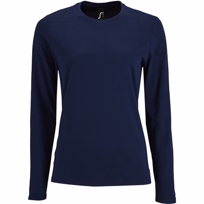 Immagine di T-Shirt manica lunga SOL'S IMPERIAL LSL DONNA colore blu navy taglia XL
