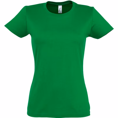Immagine di T-Shirt manica corta SOL'S IMPERIAL DONNA colore verde taglia XXXL