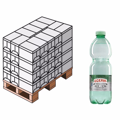 Immagine di Pallet acqua minerale EGERIA effervescente naturale ml 500