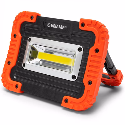 Immagine di Proiettore led da lavoro X-men 5 Watt 500 Lumen con supporto orientabile batteria AA colore nero