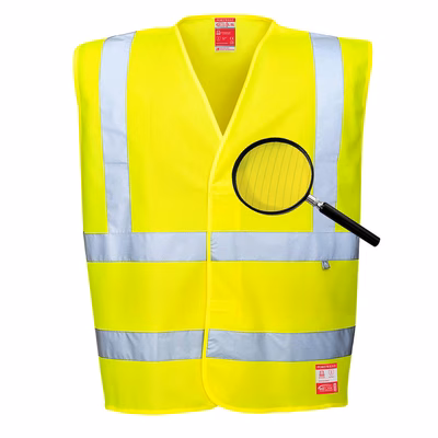 Immagine di Gilet alta visibilità ignifugo antistatico PORTWEST FR71 colore giallo taglia 2XL/3XL