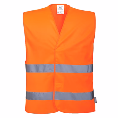 Immagine di Gilet 2 bande alta visibilità PORTWEST C474 colore arancione taglia 2XL/3XL