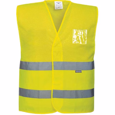 Immagine di Gilet mezza rete alta visibilità PORTWEST C494 colore giallo taglia L-XL