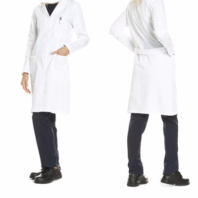 Immagine di Camice da donna cotone 100% bianco taglia XL