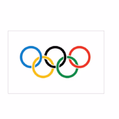 Immagine di Bandiera Olimpiadi cm 225x150 poliestere nautico