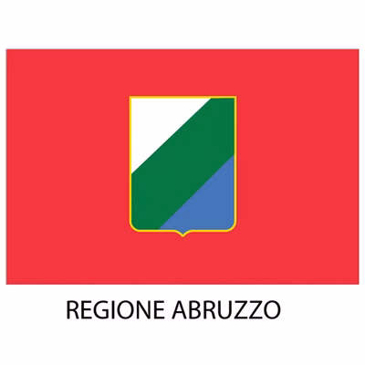 Immagine di Bandiera Regione ABRUZZO cm 225x150