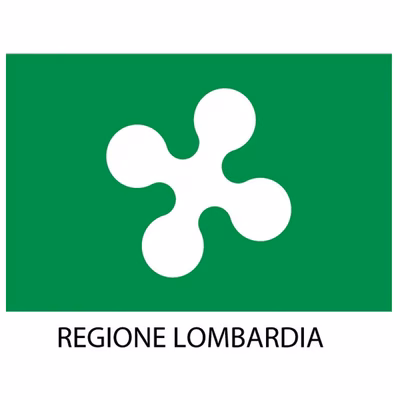 Immagine di Bandiera Regione LOMBARDIA cm 225x150