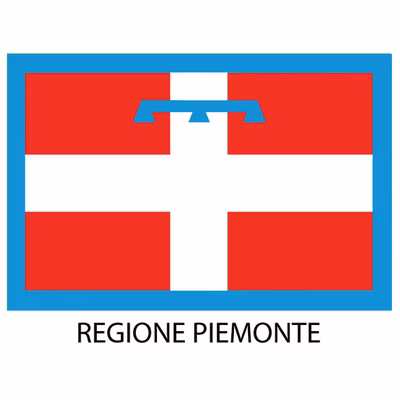 Immagine di Bandiera Regione PIEMONTE cm 225x150